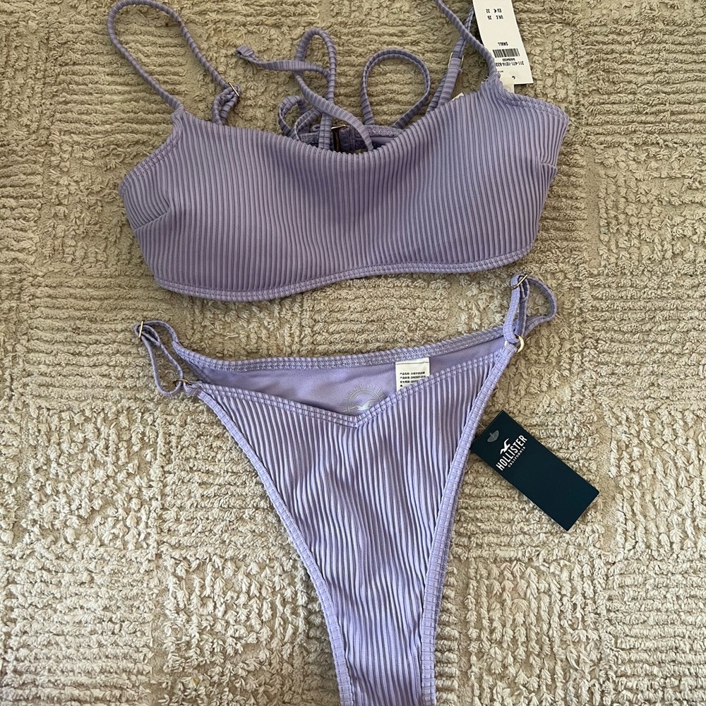BRAND NEW purple hollister bathing suit